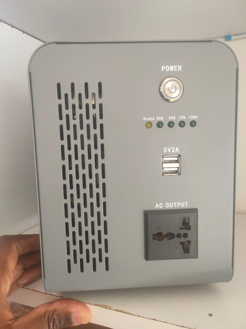 AC Power Backup - Can Charge with either Solar Panels or Normal Electricity